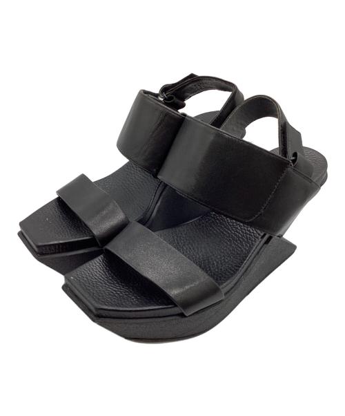 UNITED NUDE（ユナイテッドヌード）UNITED NUDE (ユナイテッドヌード) Delta Wedge Sandal / デルタ ウェッジ サンダル ブラック サイズ:38の古着・服飾アイテム