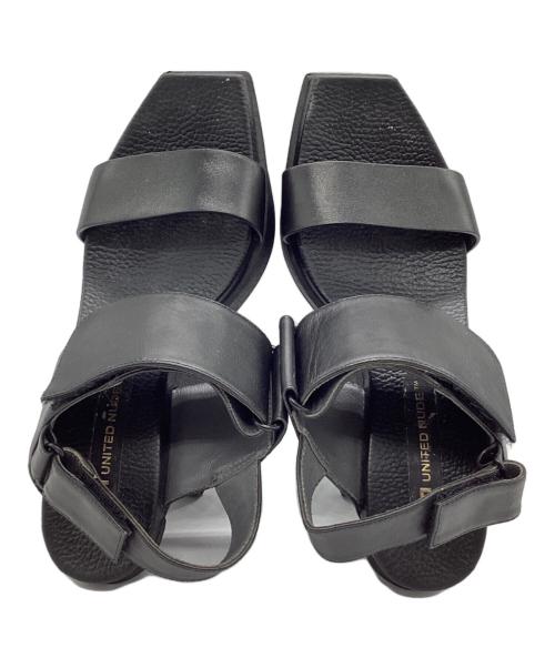 UNITED NUDE（ユナイテッドヌード）UNITED NUDE (ユナイテッドヌード) Delta Wedge Sandal / デルタ ウェッジ サンダル ブラック サイズ:38の古着・服飾アイテム