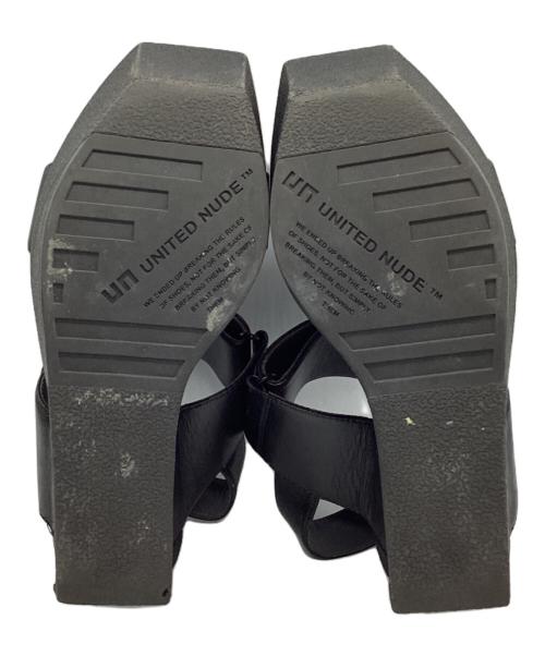 UNITED NUDE（ユナイテッドヌード）UNITED NUDE (ユナイテッドヌード) Delta Wedge Sandal / デルタ ウェッジ サンダル ブラック サイズ:38の古着・服飾アイテム