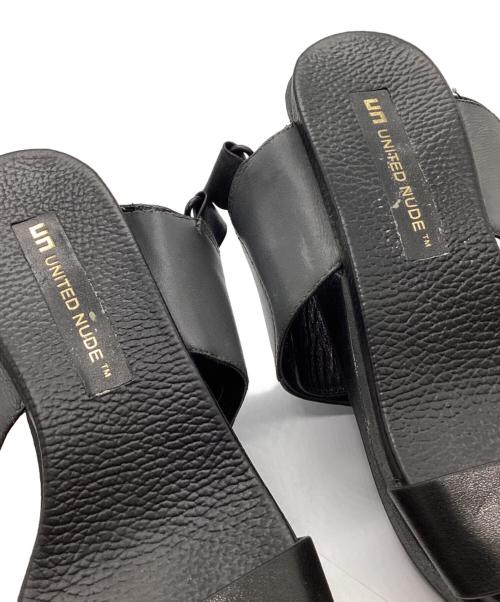 UNITED NUDE（ユナイテッドヌード）UNITED NUDE (ユナイテッドヌード) Delta Wedge Sandal / デルタ ウェッジ サンダル ブラック サイズ:38の古着・服飾アイテム