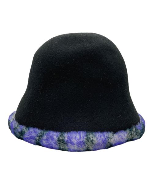 ISSEY MIYAKE（イッセイミヤケ）ISSEY MIYAKE (イッセイミヤケ) リバーシブルハット ブラックの古着・服飾アイテム