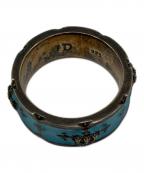 JUSTIN DAVISジャスティンデイビス）の古着「BEAUTY&MADNESS シルバーリング」｜ブルー