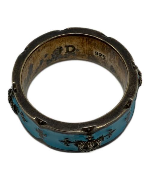 JUSTIN DAVIS（ジャスティンデイビス）JUSTIN DAVIS (ジャスティンデイビス) BEAUTY&MADNESS シルバーリング ブルー サイズ:記載なしの古着・服飾アイテム