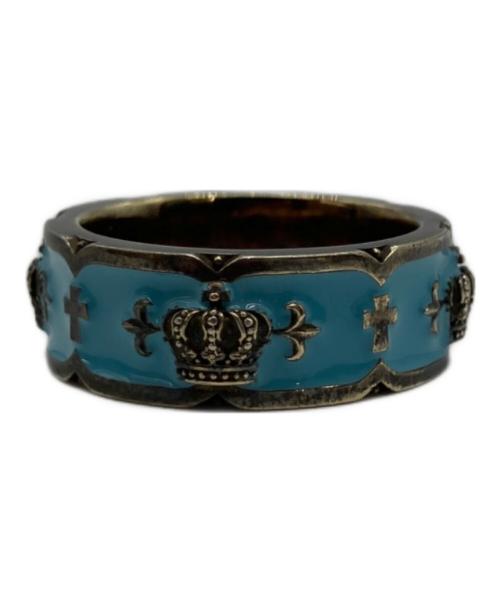 JUSTIN DAVIS（ジャスティンデイビス）JUSTIN DAVIS (ジャスティンデイビス) BEAUTY&MADNESS シルバーリング ブルー サイズ:記載なしの古着・服飾アイテム