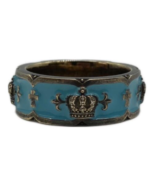 JUSTIN DAVIS（ジャスティンデイビス）JUSTIN DAVIS (ジャスティンデイビス) BEAUTY&MADNESS シルバーリング ブルー サイズ:記載なしの古着・服飾アイテム