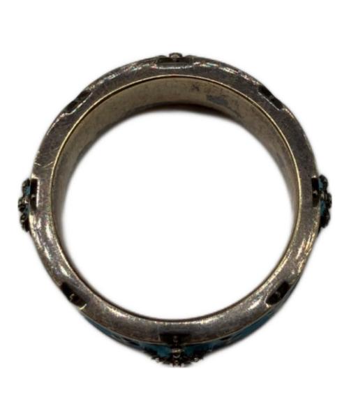 JUSTIN DAVIS（ジャスティンデイビス）JUSTIN DAVIS (ジャスティンデイビス) BEAUTY&MADNESS シルバーリング ブルー サイズ:記載なしの古着・服飾アイテム