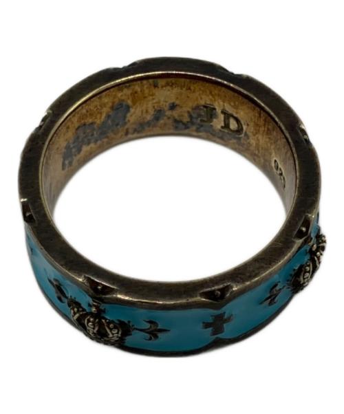 JUSTIN DAVIS（ジャスティンデイビス）JUSTIN DAVIS (ジャスティンデイビス) BEAUTY&MADNESS シルバーリング ブルー サイズ:記載なしの古着・服飾アイテム