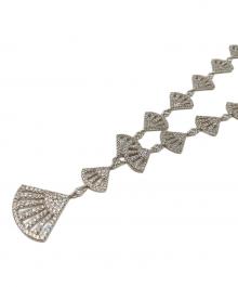 apm MONACO（エーピーエムモナコ）の古着「Flamenco Adjustable Necklace」｜シルバー