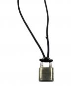 AMBUSHアンブッシュ）の古着「PADLOCKモチーフネックレス」｜ブラック