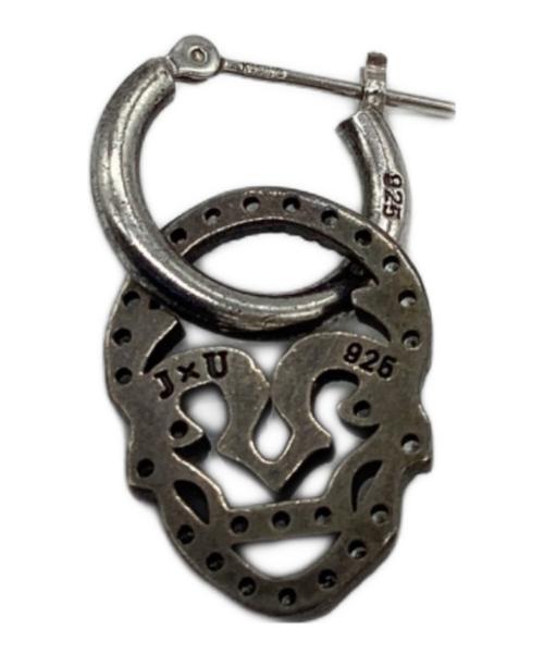 JUSTIN DAVIS（ジャスティンデイビス）JUSTIN DAVIS (ジャスティンデイビス) スカルモチーフフープピアス サイズ:下記参照の古着・服飾アイテム