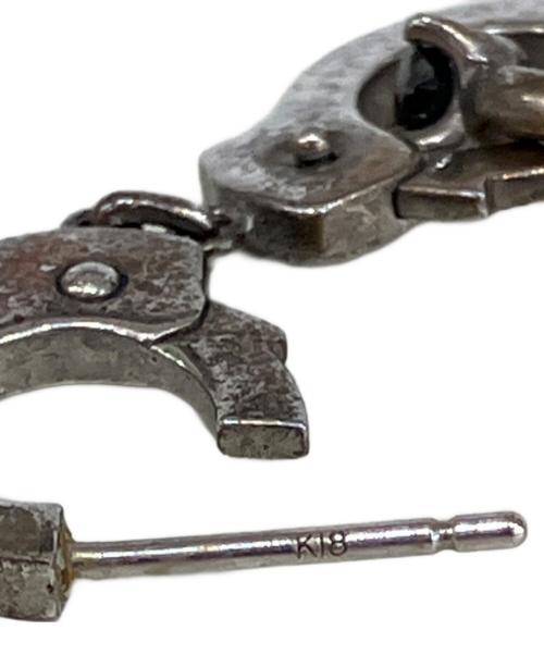 JUSTIN DAVIS（ジャスティンデイビス）JUSTIN DAVIS (ジャスティンデイビス) LOVE CUFF DELUXE ピアス シルバーの古着・服飾アイテム