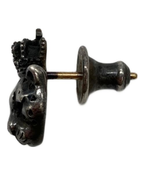 JUSTIN DAVIS（ジャスティンデイビス）JUSTIN DAVIS (ジャスティンデイビス) レオパードモチーフ片耳ピアス シルバーの古着・服飾アイテム