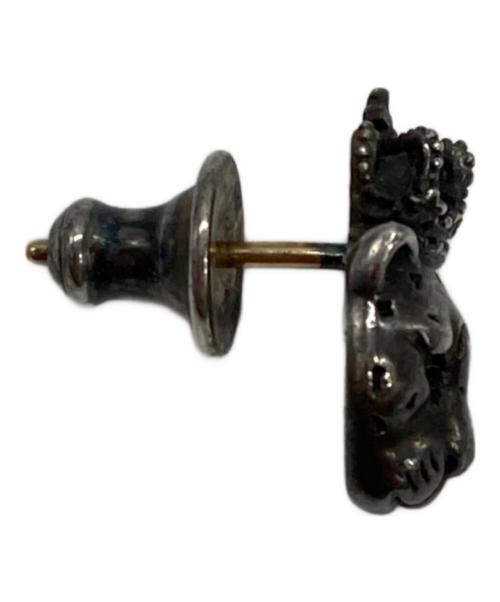 JUSTIN DAVIS（ジャスティンデイビス）JUSTIN DAVIS (ジャスティンデイビス) レオパードモチーフ片耳ピアス シルバーの古着・服飾アイテム