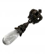 JUSTIN DAVISジャスティンデイビス）の古着「クラウンストーン片耳ピアス」｜シルバー