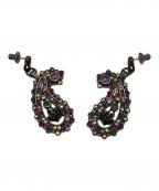 JUSTIN DAVISジャスティンデイビス）の古着「ペイズリークラウンピアス」｜シルバー