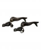 JUSTIN DAVISジャスティンデイビス）の古着「マーメイドモチーフピアス」｜シルバー