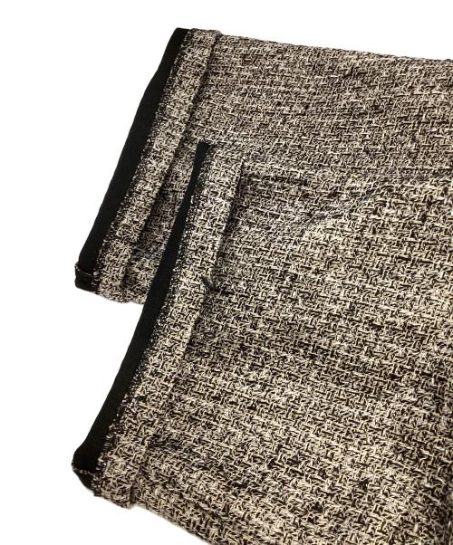 kha:ki（カーキ）kha:ki (カーキ) ルーズツイードジャンプスーツ ブラック サイズ:1の古着・服飾アイテム