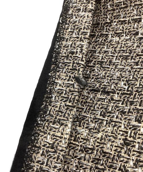 kha:ki（カーキ）kha:ki (カーキ) ルーズツイードジャンプスーツ ブラック サイズ:1の古着・服飾アイテム