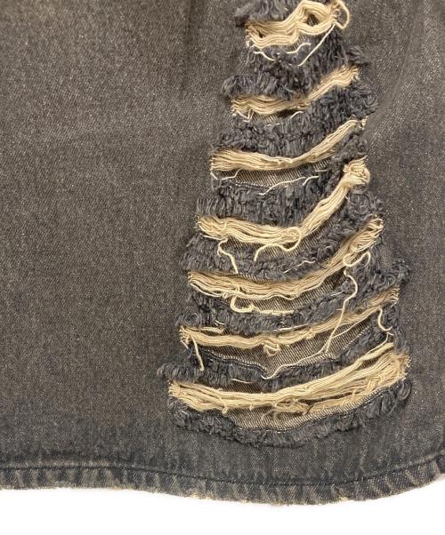 MAISON SPECIAL（メゾンスペシャル）MAISON SPECIAL (メゾンスペシャル) 2way High Damage Denim Pants ブラック サイズ:36の古着・服飾アイテム