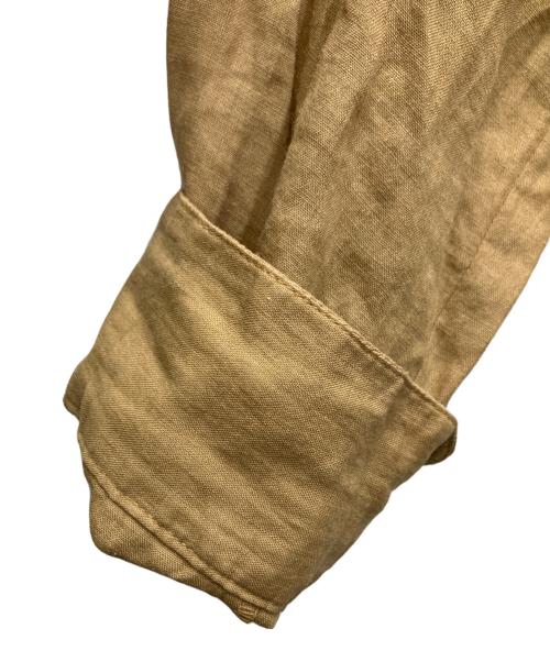 Loungedress（ラウンジドレス）Loungedress (ラウンジドレス) リネンバックタイシャツ ブラウン サイズ:FREEの古着・服飾アイテム