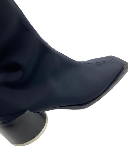 MM6 Maison Margiela（エムエムシックスメゾンマルジェラ）MM6 Maison Margiela (エムエムシックスメゾンマルジェラ) サイハイブーツ ネイビー サイズ:37の古着・服飾アイテム