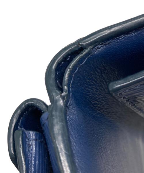 PRADA（プラダ）PRADA (プラダ) 3つ折り財布 ブルーの古着・服飾アイテム