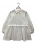 UNITED ARROWS（ユナイテッドアローズ）の古着「エアリージャカード 2WAY ブラウス」｜ホワイト
