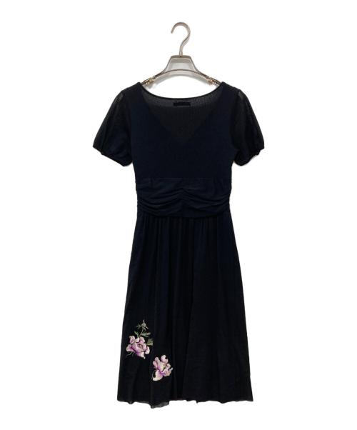 VIVIENNE TAM（ヴィヴィアンタム）VIVIENNE TAM (ヴィヴィアンタム) パワーネットワンピース ブラックの古着・服飾アイテム