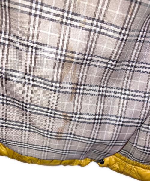 BURBERRY BLACK LABEL（バーバリーブラックレーベル）BURBERRY BLACK LABEL (バーバリーブラックレーベル) ダウンジャケット イエロー サイズ:Mの古着・服飾アイテム