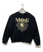 Mardi Mercrediマルディメクルディ）の古着「ロゴプリントスウェット」｜ブラック