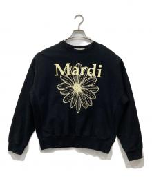 Mardi Mercredi（マルディメクルディ）の古着「ロゴプリントスウェット」｜ブラック