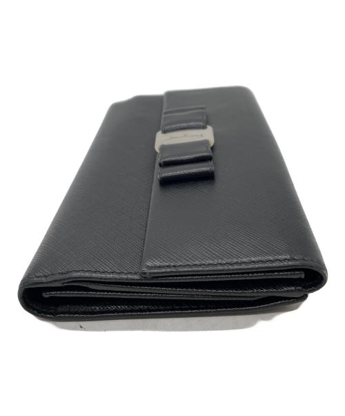 Salvatore Ferragamo（サルヴァトーレ フェラガモ）Salvatore Ferragamo (サルヴァトーレ フェラガモ) 長財布 ブラックの古着・服飾アイテム