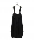 OMMOオーエムエムオー）の古着「コクーンシルエットオールインワン」｜ブラック