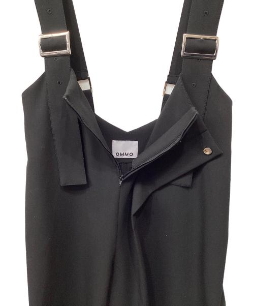 OMMO（オーエムエムオー）OMMO (オーエムエムオー) コクーンシルエットオールインワン ブラック サイズ:freeの古着・服飾アイテム