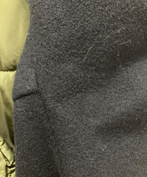 OMMO（オーエムエムオー）OMMO (オーエムエムオー) QUILTING DOCKING WOOL CT ネイビー×カーキ サイズ:36の古着・服飾アイテム