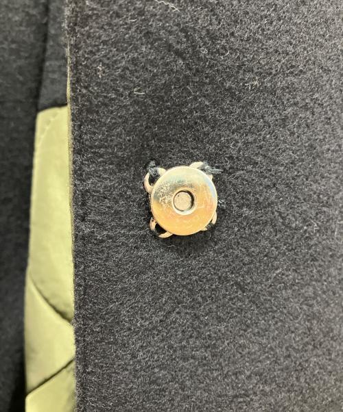 OMMO（オーエムエムオー）OMMO (オーエムエムオー) QUILTING DOCKING WOOL CT ネイビー×カーキ サイズ:36の古着・服飾アイテム