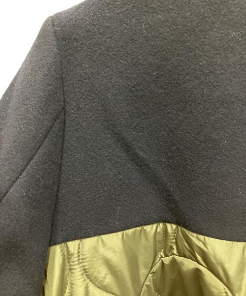 OMMO（オーエムエムオー）OMMO (オーエムエムオー) QUILTING DOCKING WOOL CT ネイビー×カーキ サイズ:36の古着・服飾アイテム