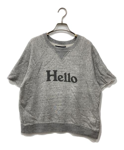 MADISON BLUE（マディソンブルー）MADISON BLUE (マディソンブルー) HELLO SWEAT S／S URAKE グレー サイズ:Sの古着・服飾アイテム
