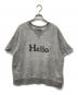 MADISON BLUE（マディソンブルー）の古着「HELLO SWEAT S／S URAKE」｜グレー