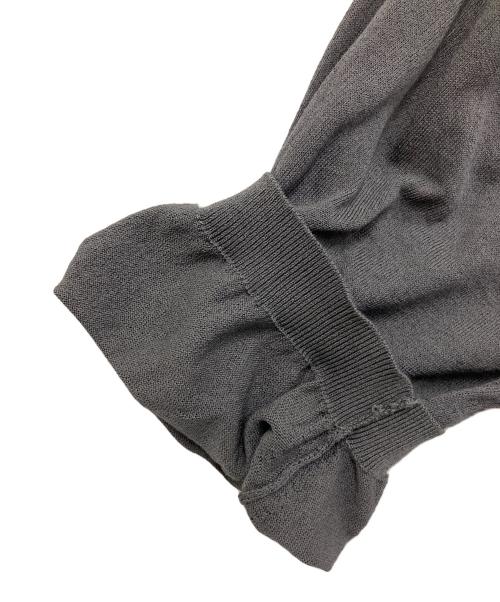 DRAWER（ドゥロワー）DRAWER (ドゥロワー) フリルカーディガン グレー サイズ:Freeの古着・服飾アイテム