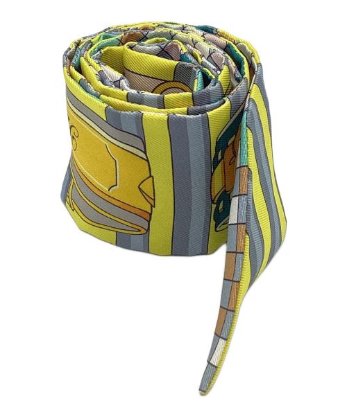 HERMES（エルメス）HERMES (エルメス) コリエ・ド・シアン　ツィリー イエローの古着・服飾アイテム