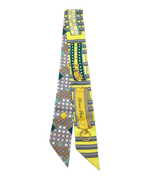 HERMES（エルメス）HERMES (エルメス) コリエ・ド・シアン　ツィリー イエローの古着・服飾アイテム