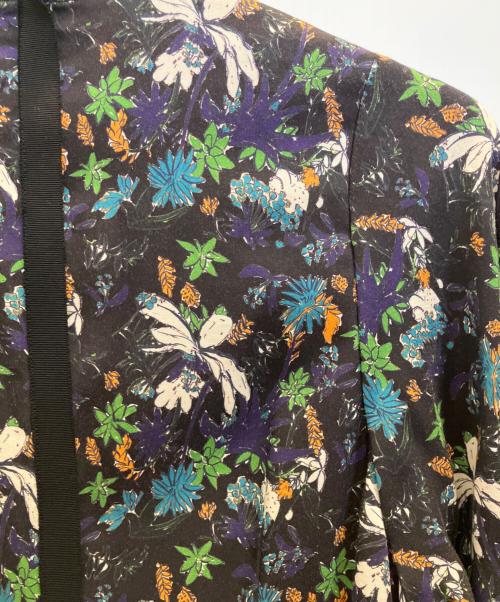 Room no.8（ルームエイト）Room no.8 (ルームエイト) LEAF PRINT STAND/C DRAPE DRESS ブラック サイズ:2の古着・服飾アイテム