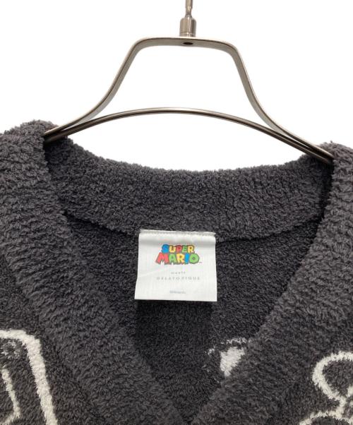 GELATO PIQUE HOMME（ジェラートピケ オム）GELATO PIQUE HOMME (ジェラートピケ オム) ベビモコアソートジャガードカーディガン グレー サイズ:Mの古着・服飾アイテム