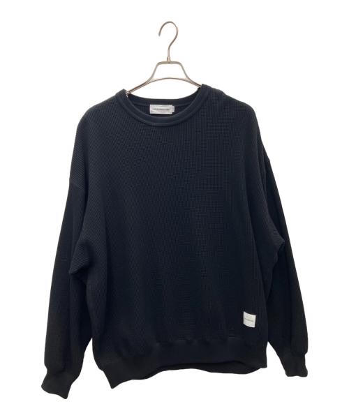 COOTIE PRODUCTIONS（クーティープロダクツ）COOTIE PRODUCTIONS (クーティープロダクツ) N/C Waffle Crew ブラック サイズ:mediumの古着・服飾アイテム