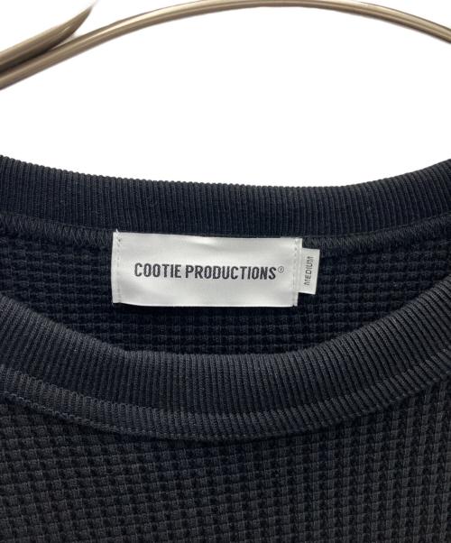 COOTIE PRODUCTIONS（クーティープロダクツ）COOTIE PRODUCTIONS (クーティープロダクツ) N/C Waffle Crew ブラック サイズ:mediumの古着・服飾アイテム