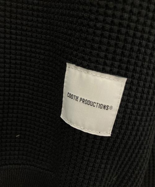 COOTIE PRODUCTIONS（クーティープロダクツ）COOTIE PRODUCTIONS (クーティープロダクツ) N/C Waffle Crew ブラック サイズ:mediumの古着・服飾アイテム