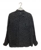 ROTTWEILERロットワイラー）の古着「R9 LEOPARD L/S SHIRT」｜グリーン