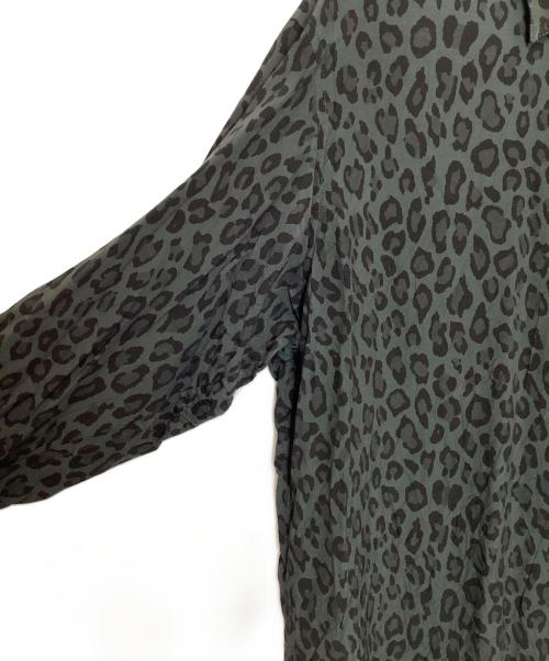 ROTTWEILER（ロットワイラー）ROTTWEILER (ロットワイラー) R9 LEOPARD L/S SHIRT グリーン サイズ:Mの古着・服飾アイテム