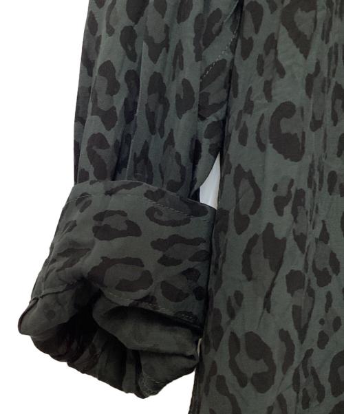 ROTTWEILER（ロットワイラー）ROTTWEILER (ロットワイラー) R9 LEOPARD L/S SHIRT グリーン サイズ:Mの古着・服飾アイテム